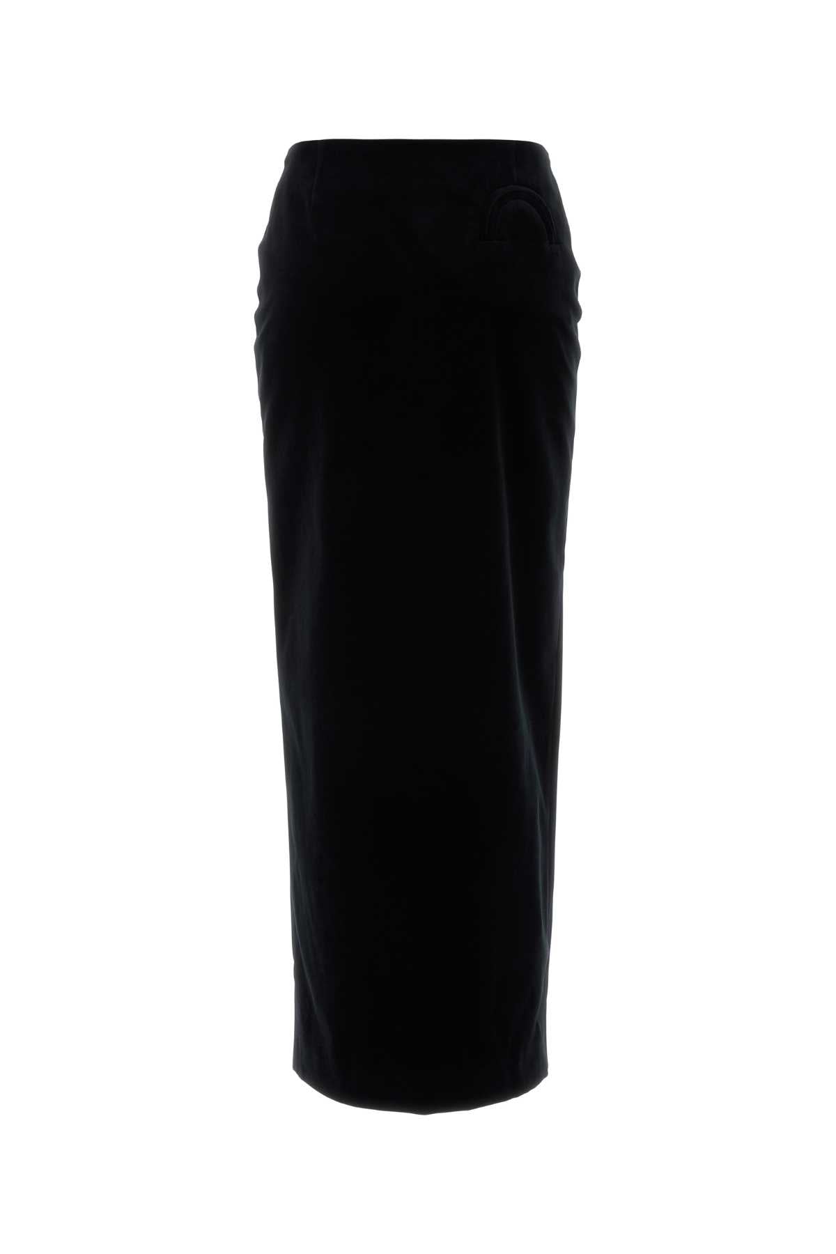 Black Velvet Jealousy Skirt Gonne