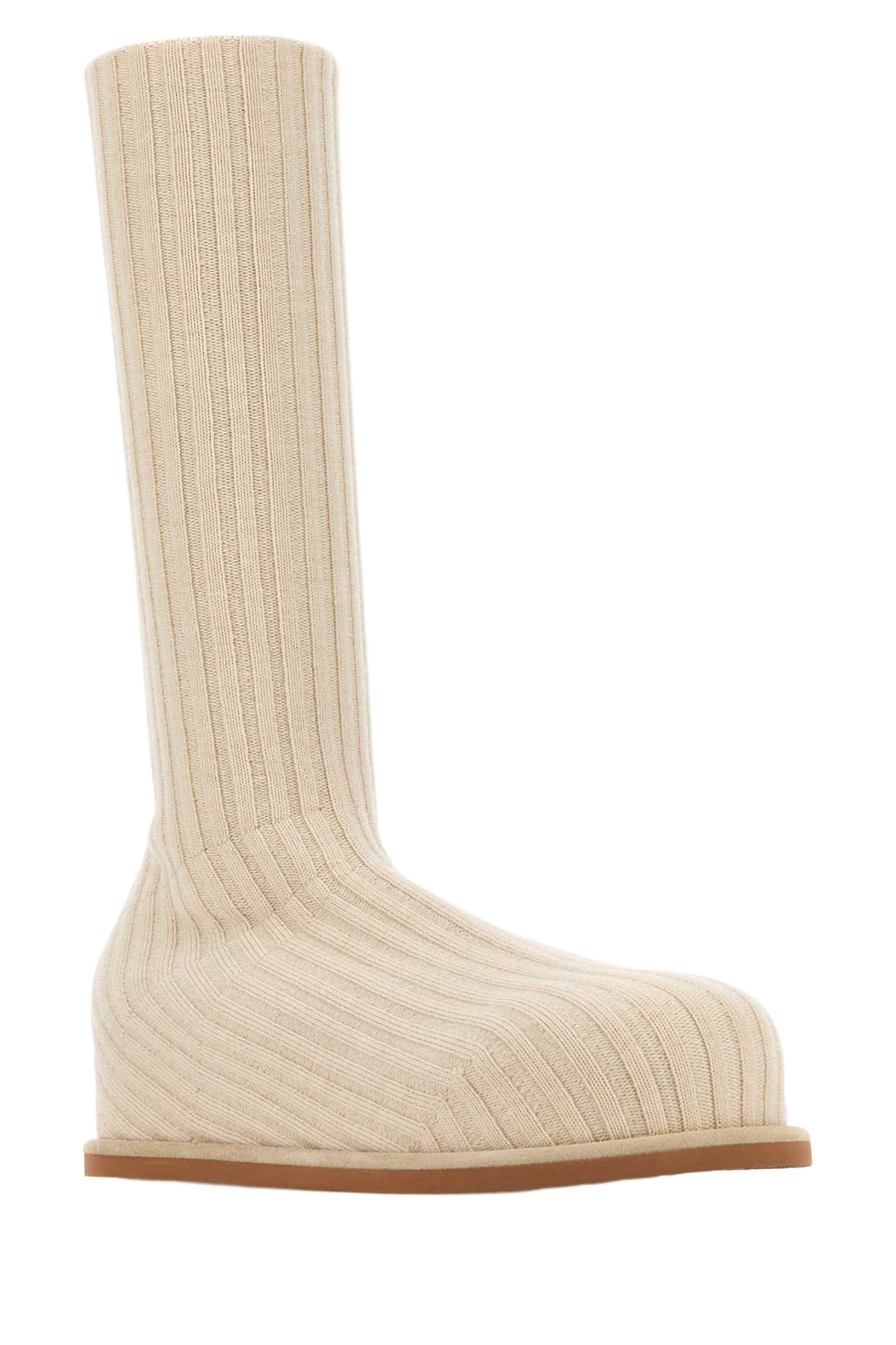 Sand Fabric Veneda Boots Beige Stivali