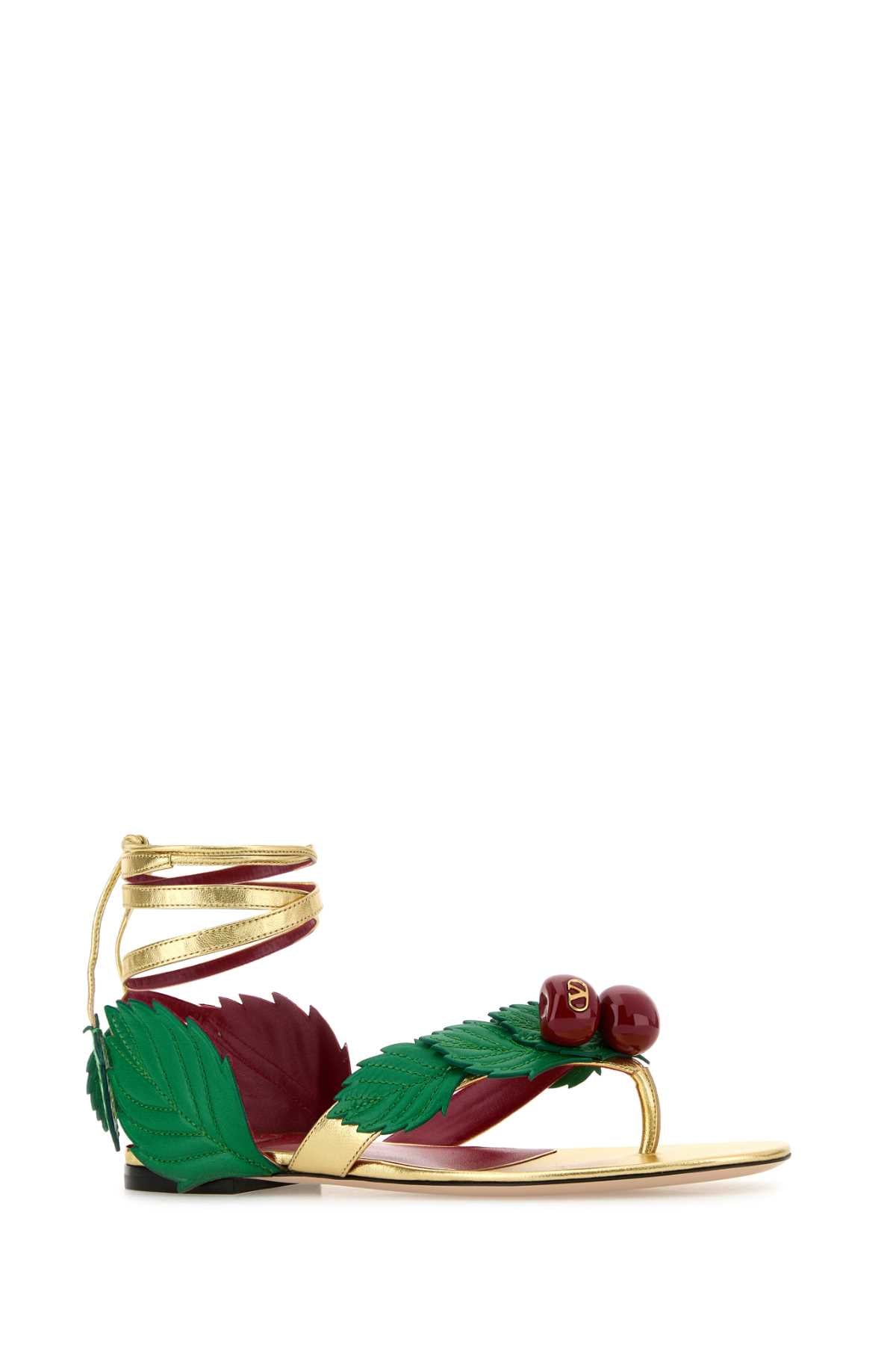Antiquebrasslightpeppermint Sandali