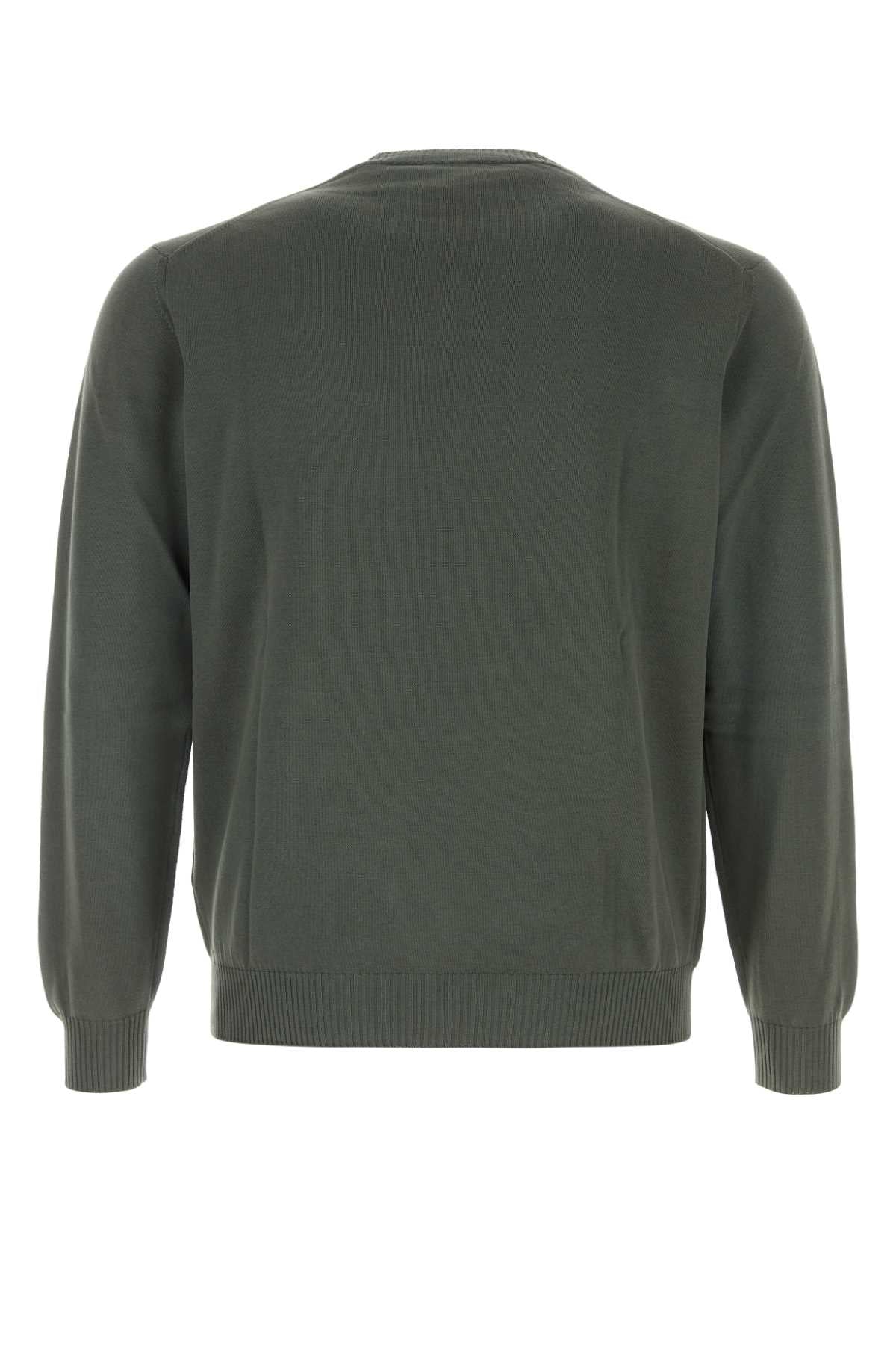 Sage Green Cotton Sweater 192 Exterior: Maglieria