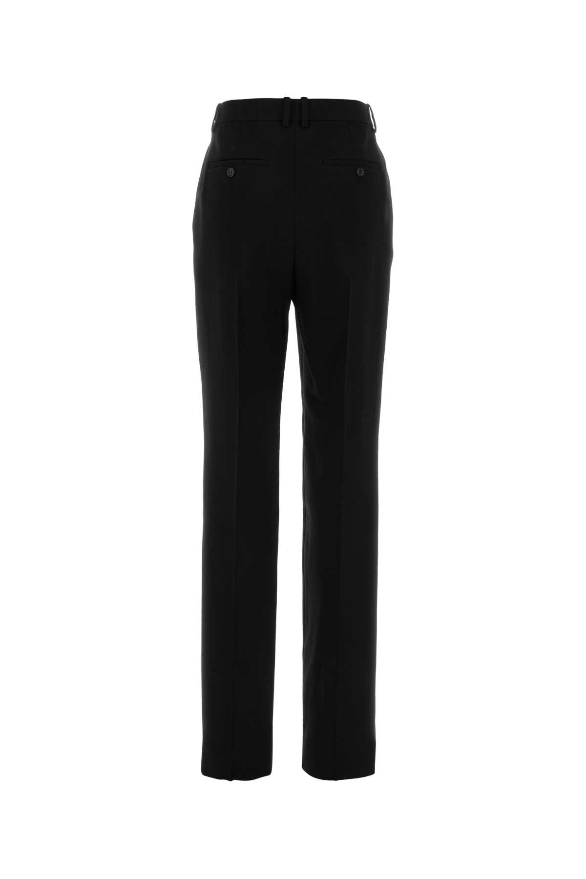 Black Wool Pant Noir Exterior: Pantaloni