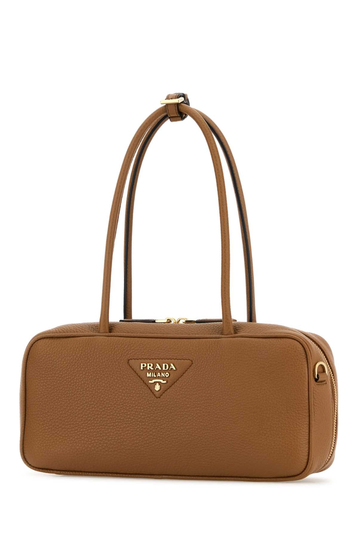 Caramel Leather Shoulder Bag 0 1 N Borse A Mano