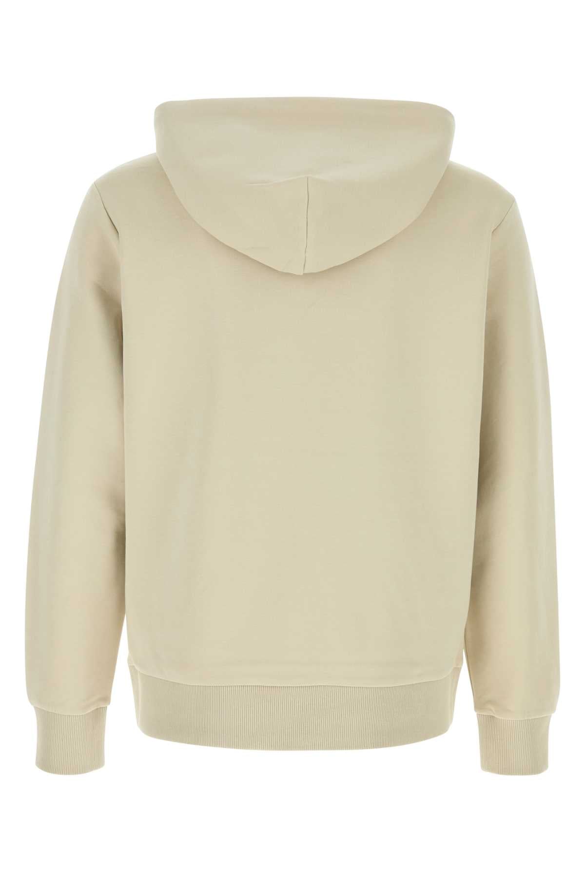 Sand Stretch Cotton Sweatshirt Lightbeige Co Ea Felpe