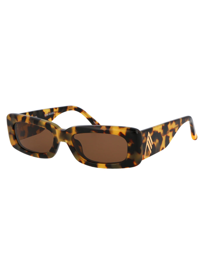 Mini Marfa T-shell/yellowgold/brown Acetate Sunglasses
