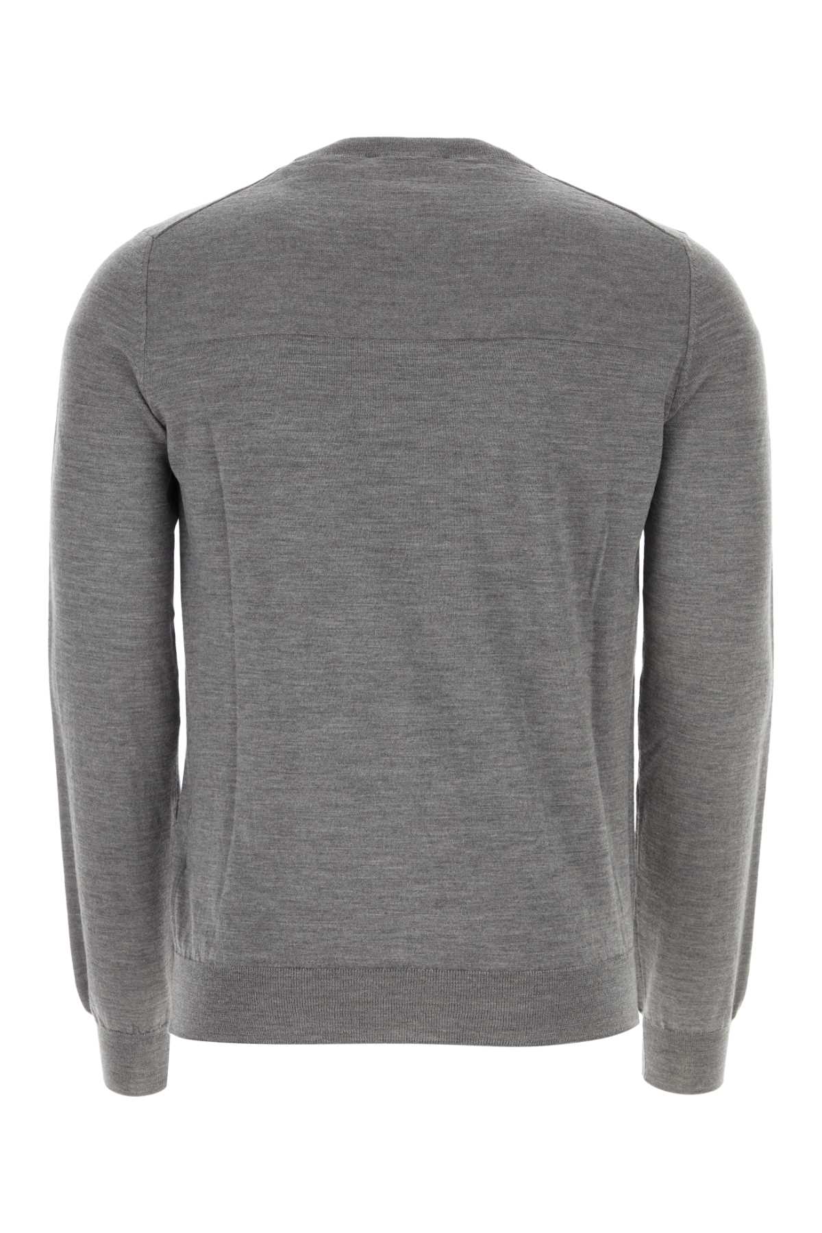 Grey Wool Sweater 025 Exterior: Virgin Maglieria