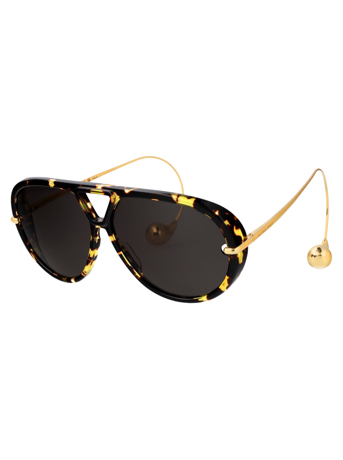 Bv1273s Havana-gold-grey Metal Sunglasses
