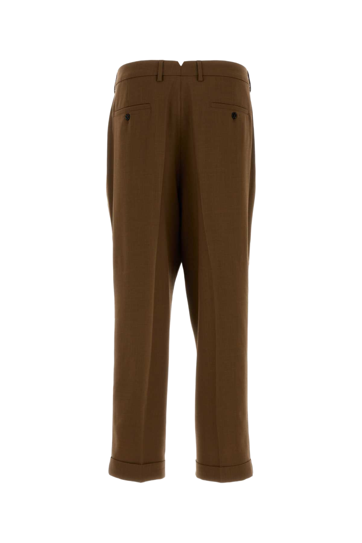 Caramel Wool Pant Hazelnut Exterior: Virgin Pantaloni