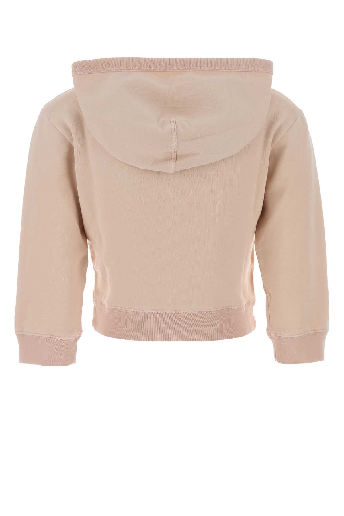 Pink Cotton Sweatshirt Rosa Exterior: Felpe