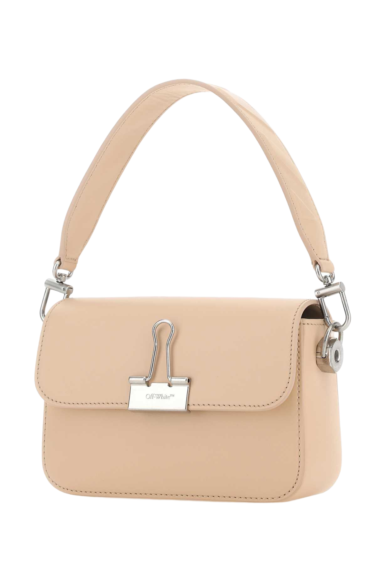 Light Pink Leather Small Plain Binder Handbag Peachorange Borse A Mano
