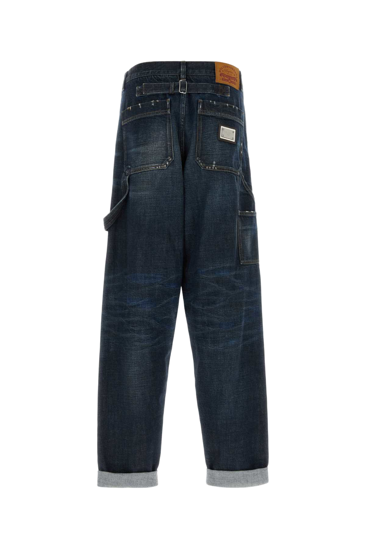 Dark Blue Denim Jeans Varianteabbinata