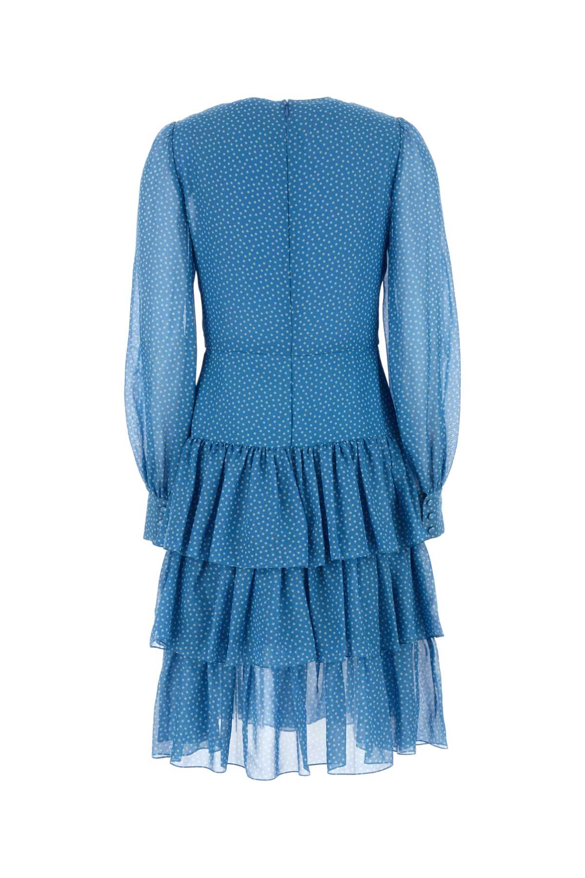 Printed Silk Dress Ceruleanbetulla Exterior: Lining: Abiti