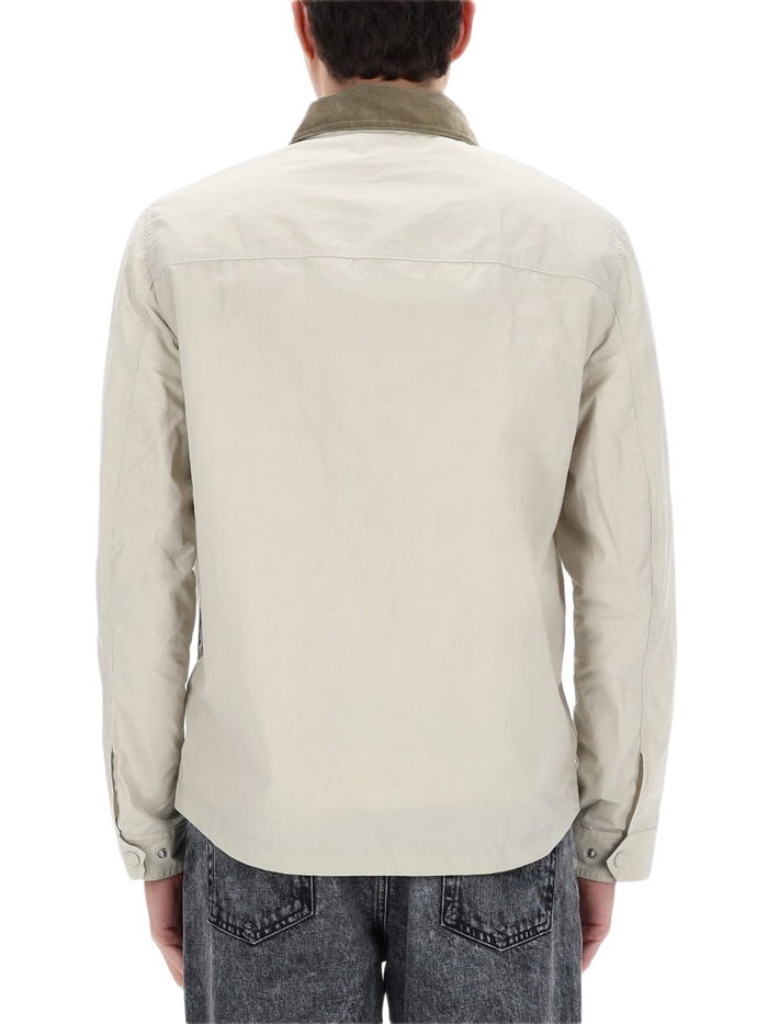 Ground Jacket Ivory Waxed Cotton Sports