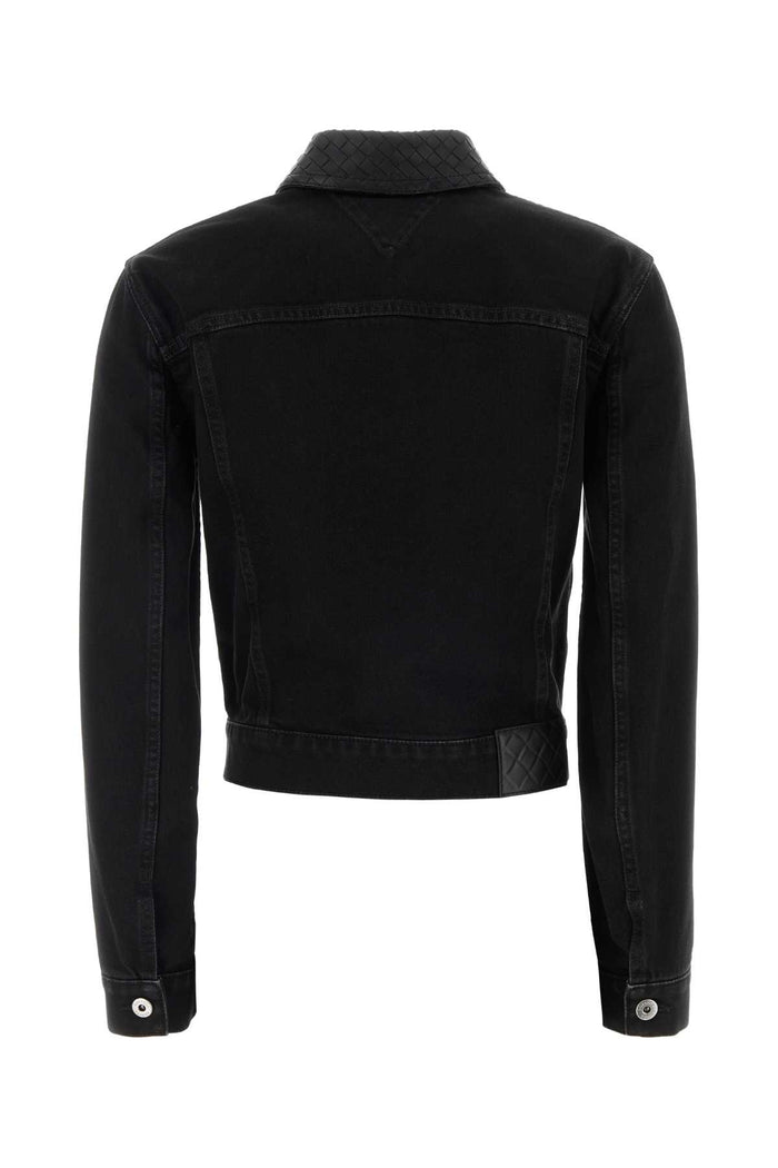 Black Denim Jacket Exterior: Cotton Giubbini