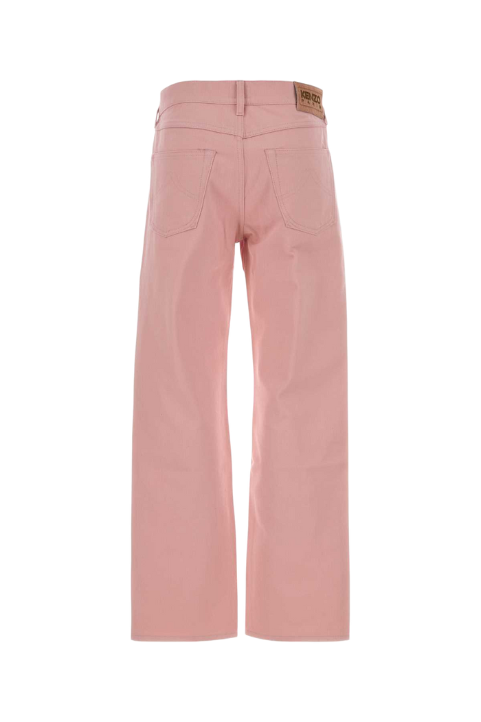 Pink Denim Jeans Flamingopink Exterior: Cotton
