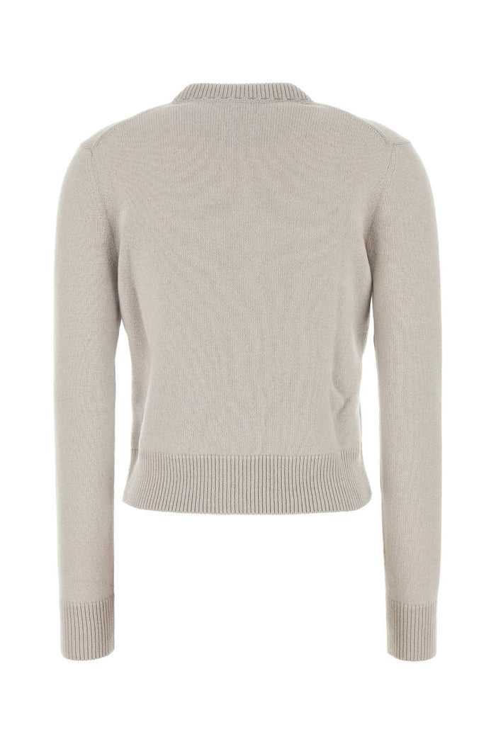 Cappuccino Cashmere Cardigan Grey Exterior: Maglieria