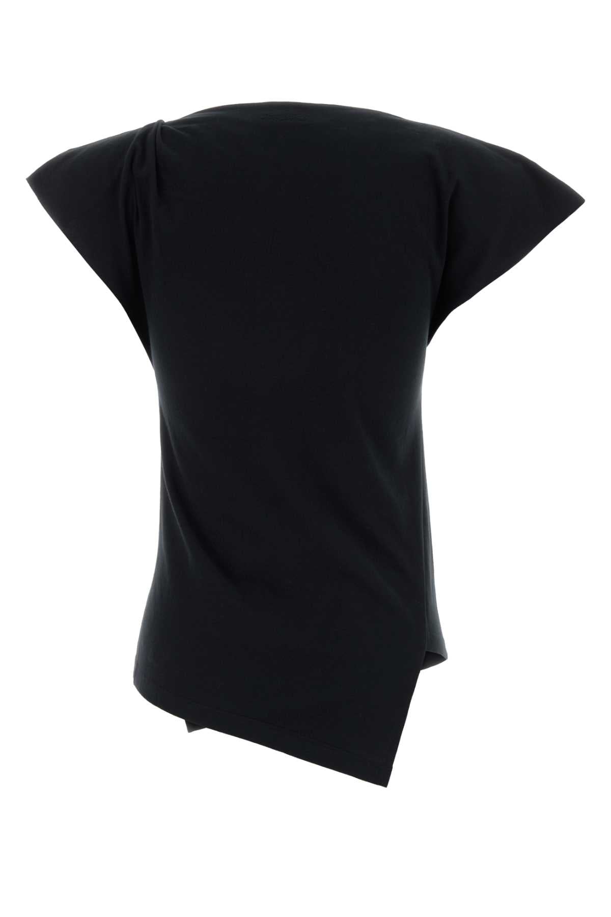 Black Cotton Sebani Top Matiere Principale:coton (1) Camicie