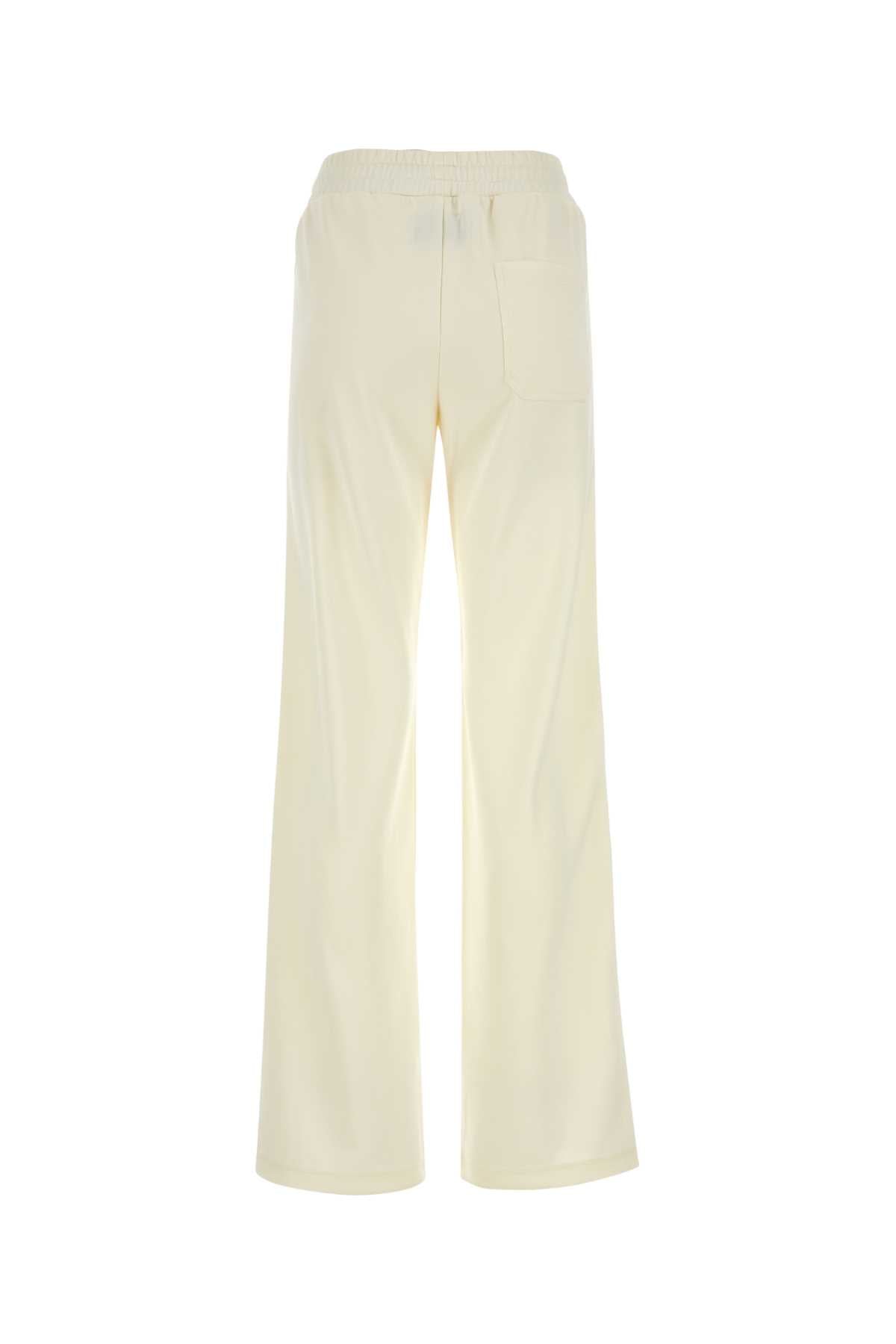 Ivory Polyester Dorotea Joggers Papyrusblack Pantaloni