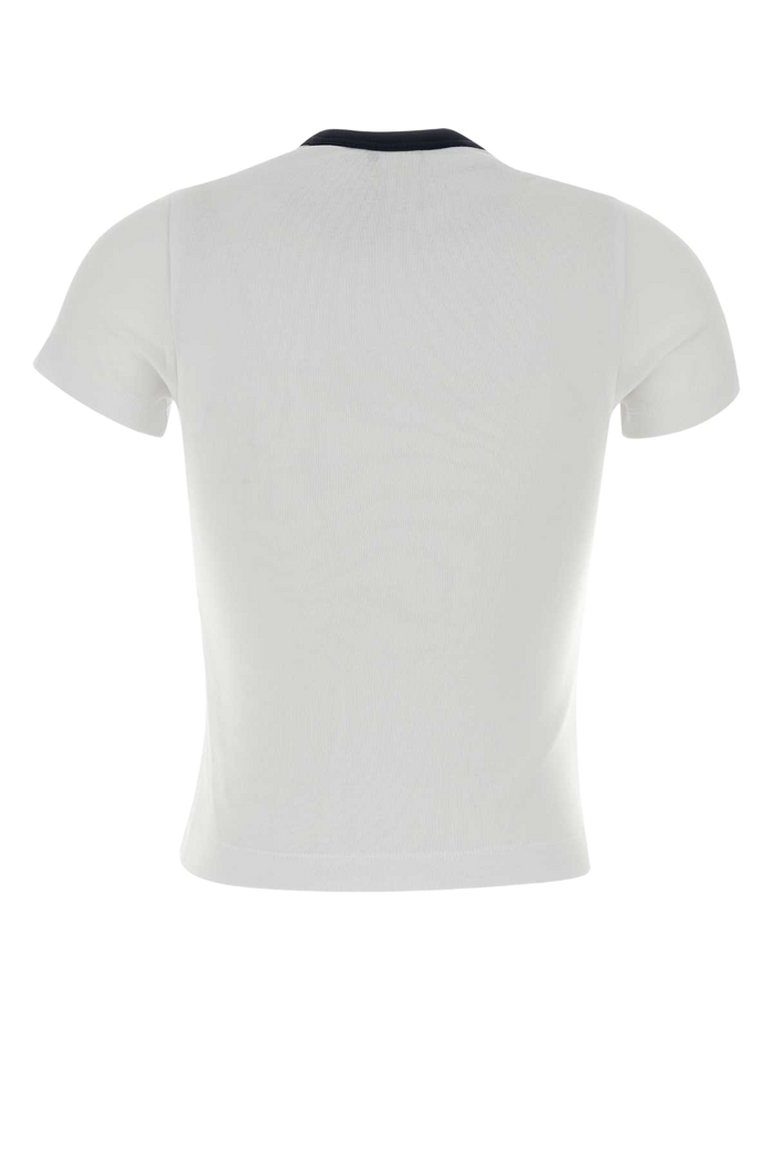 White Cotton T-Shirt Exterior