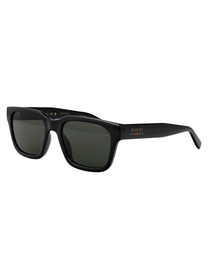 Black-black-grey Injected Sunglasses