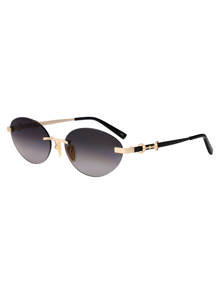 Gg2051s Gold-black-grey Metal Sunglasses