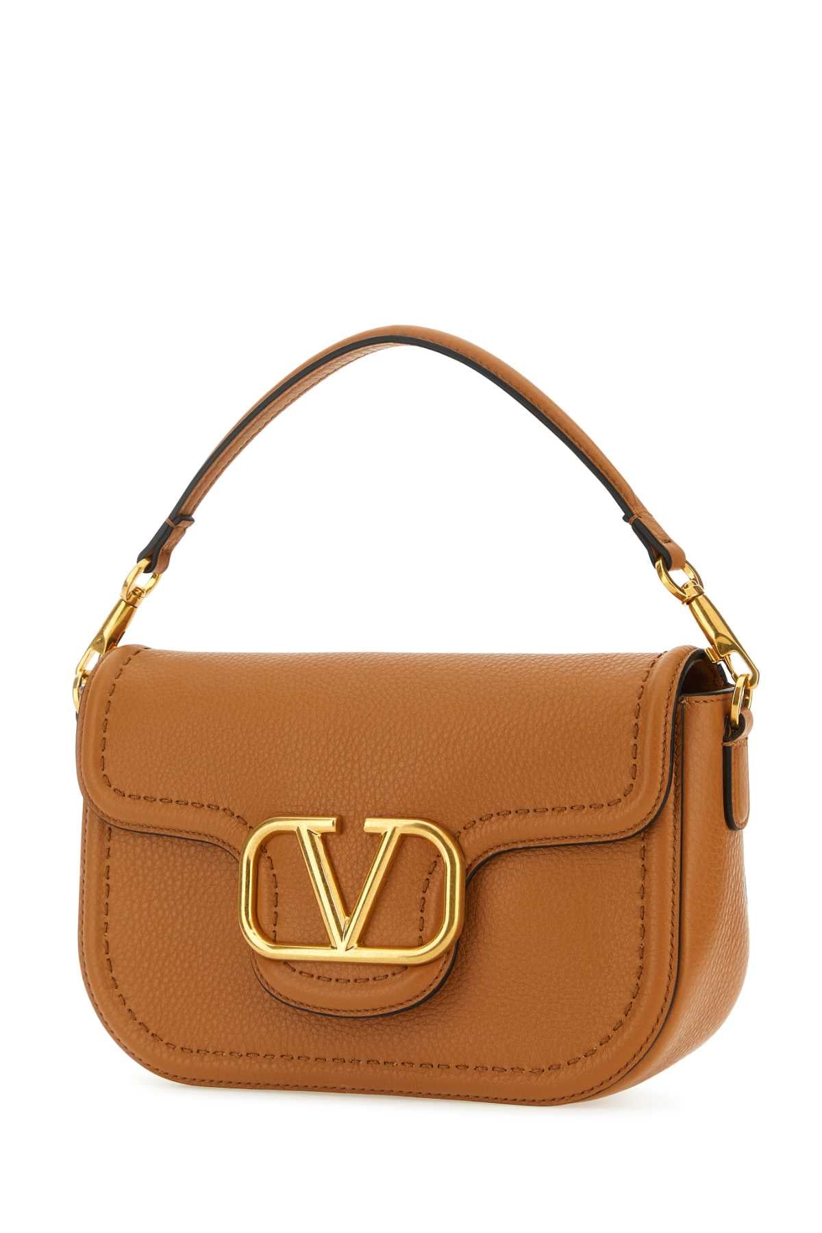 Camel Leather Alltime Shoulder Bag Almondbeige Calf - Bos Taurus Borse A Mano