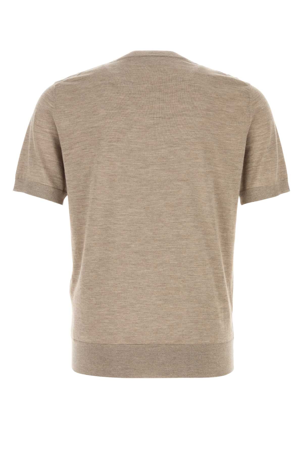 Umr00lp1k82 9700 Beige T Cashmere Seta T-shirt