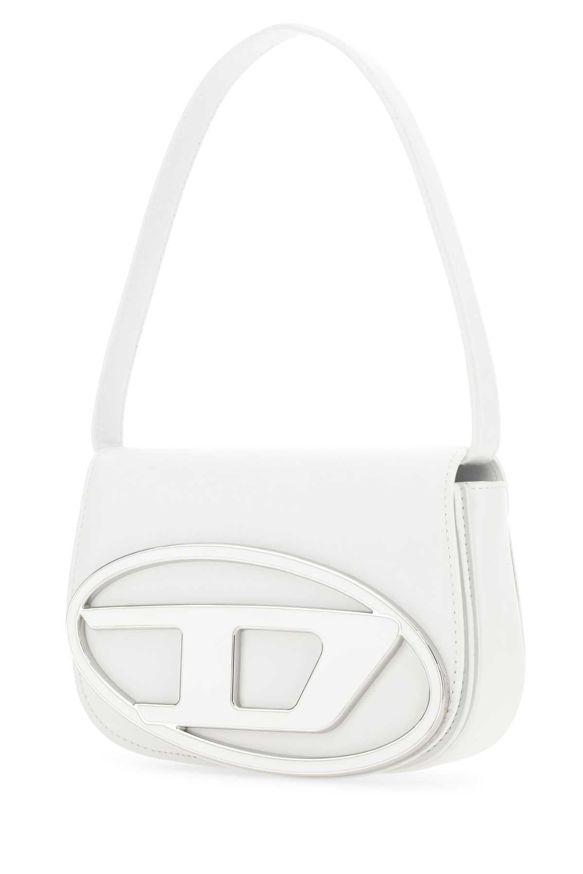 White Leather 1dr Shoulder Bag T1003 Pmu Borse A Tracolla