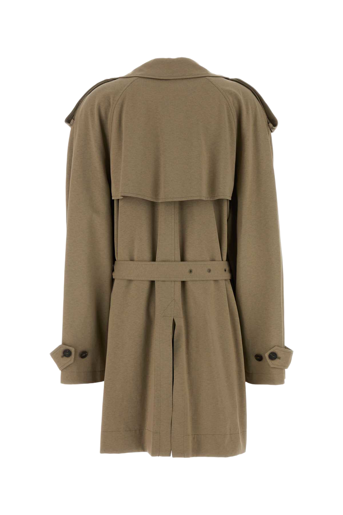 Dove Grey Cotton Trench Coat Explorer Beige T Giacche E Gilet