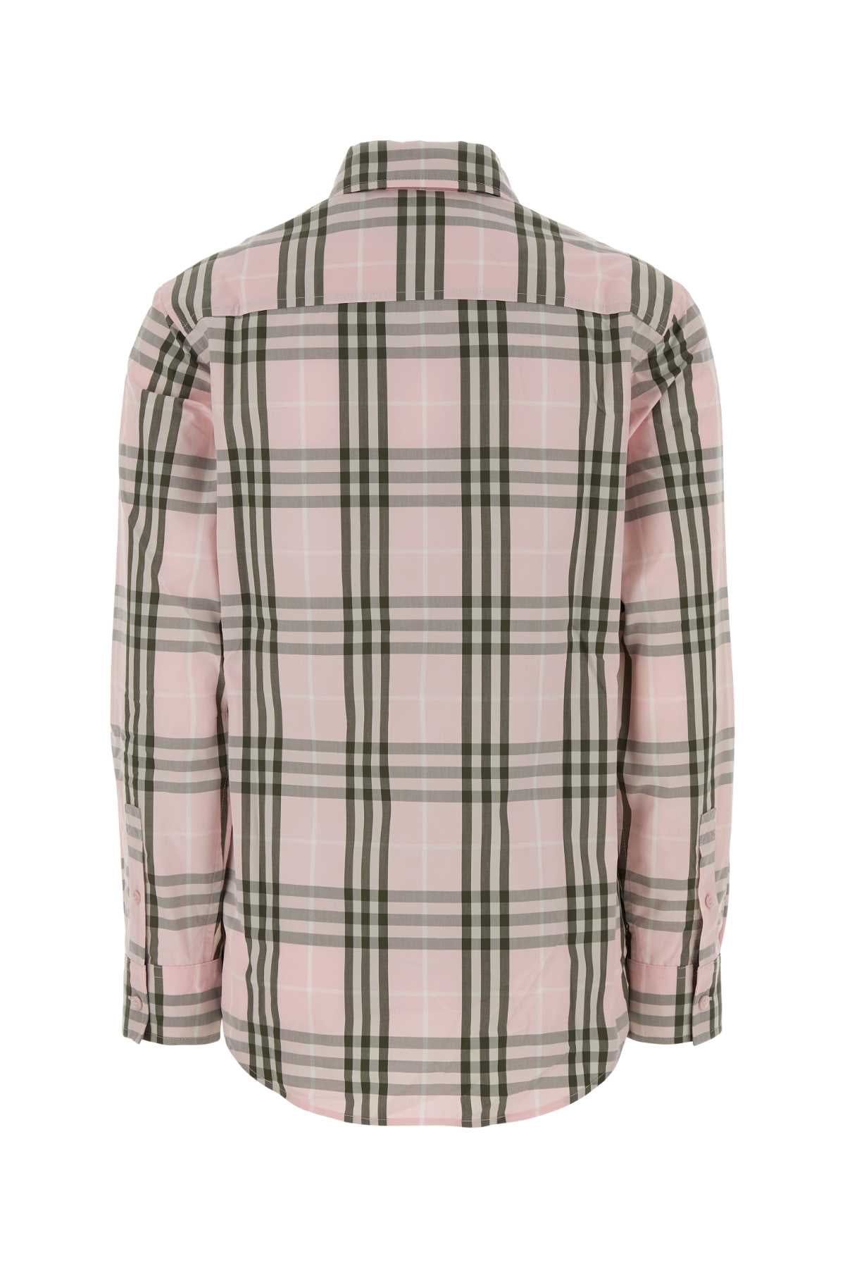 Mallowpinkipcheck Cotton Camicie