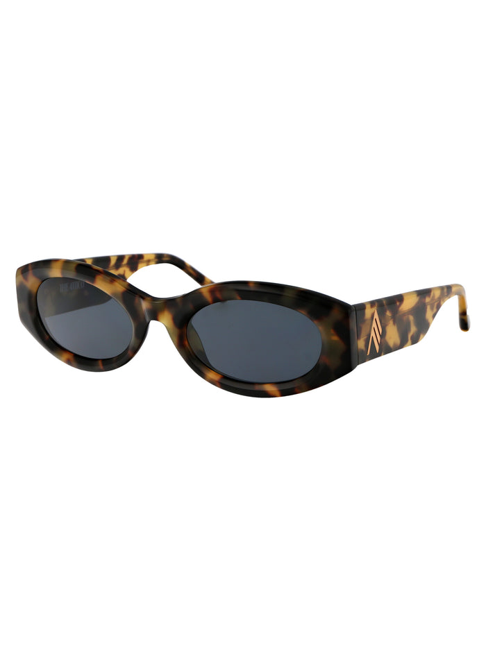 Berta T-shell/gold/blue Acetate Sunglasses