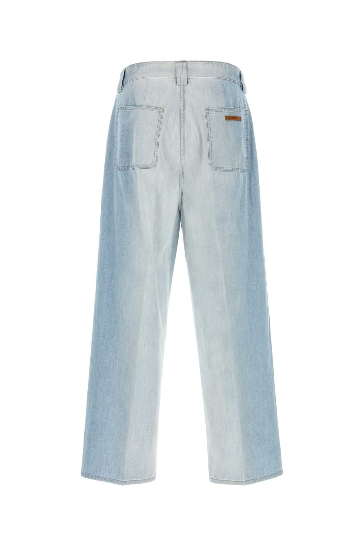 Light-Blue Chambray Jeans Cloud Exterior: Cotton