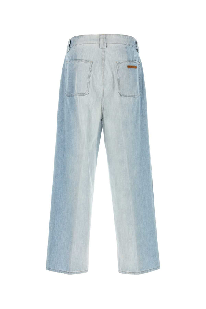 Light-Blue Chambray Jeans Cloud Exterior: Cotton