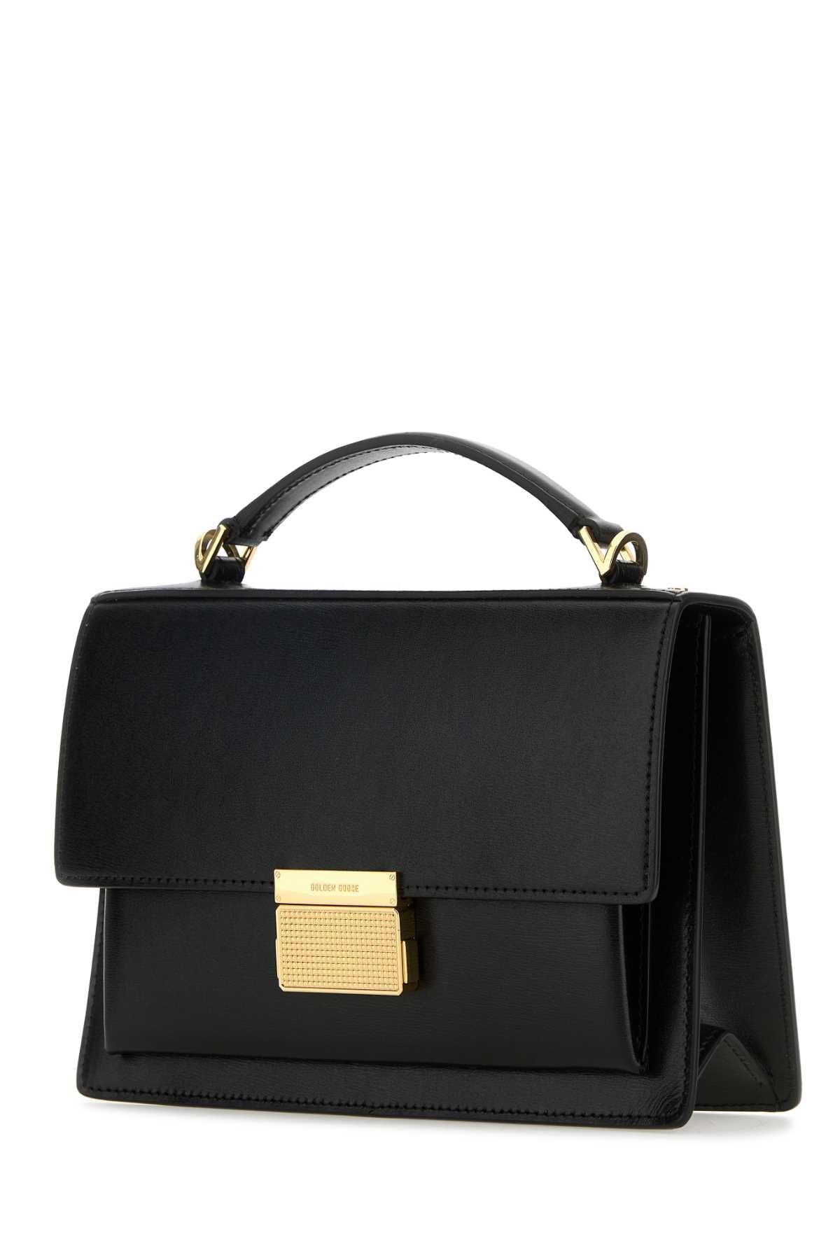 Black Leather Venezia Handbag Cow Borse A Mano