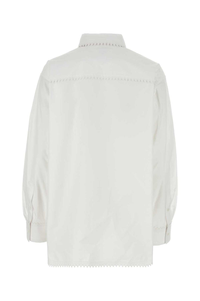 White Oxford Shirt Exterior: Cotton Camicie