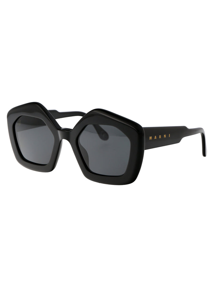 Laughing Waters Black Acetate Sunglasses