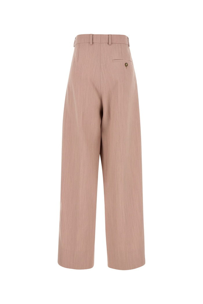 Dustypink T: Wool Pantaloni