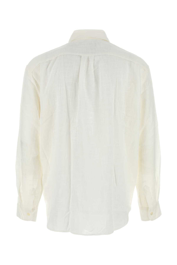 White Cotton Coco Shirt Off Air Exterior: Camicie