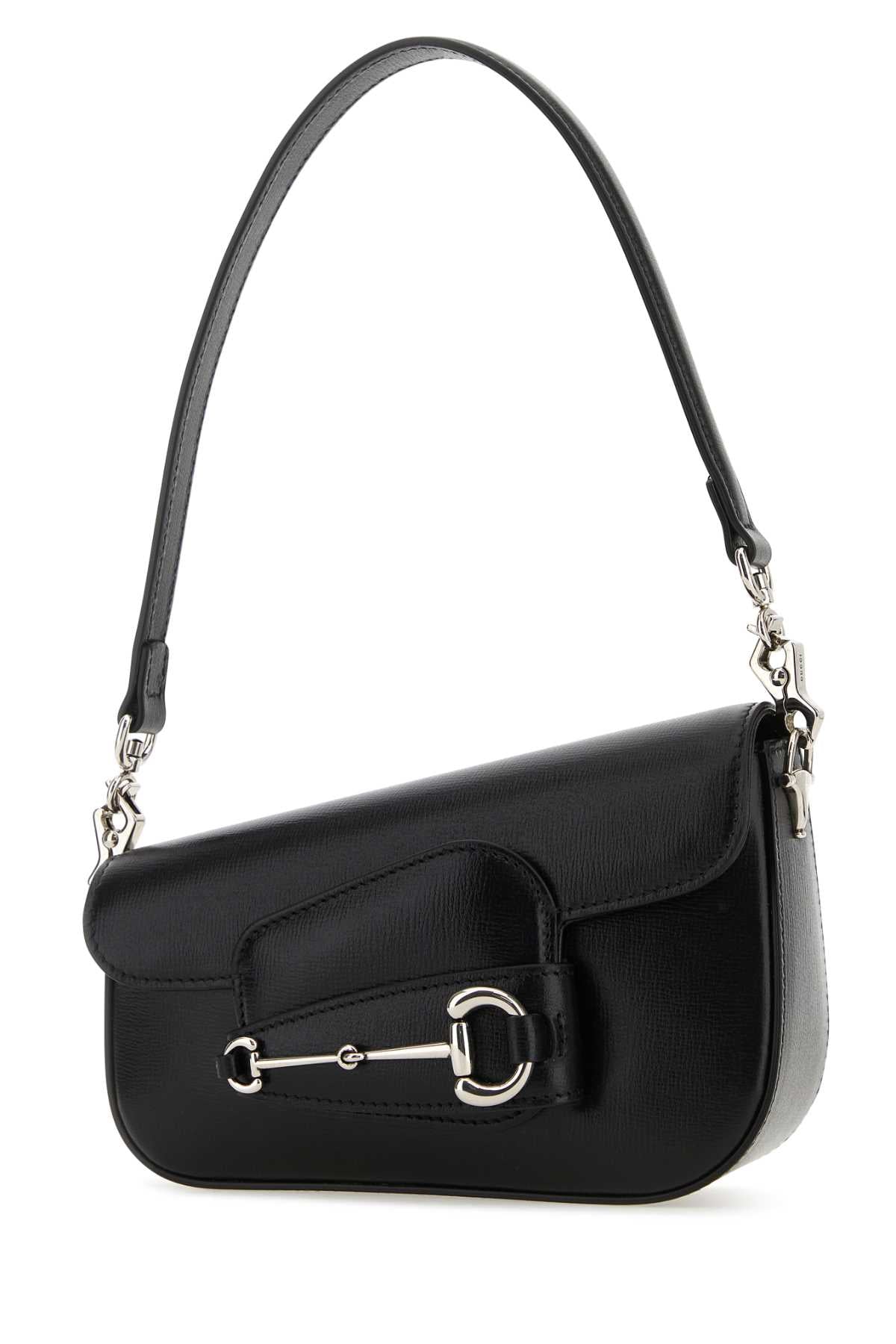 Black Leather Mini Gucci Horsebit 1955 Handbag Borse A Mano
