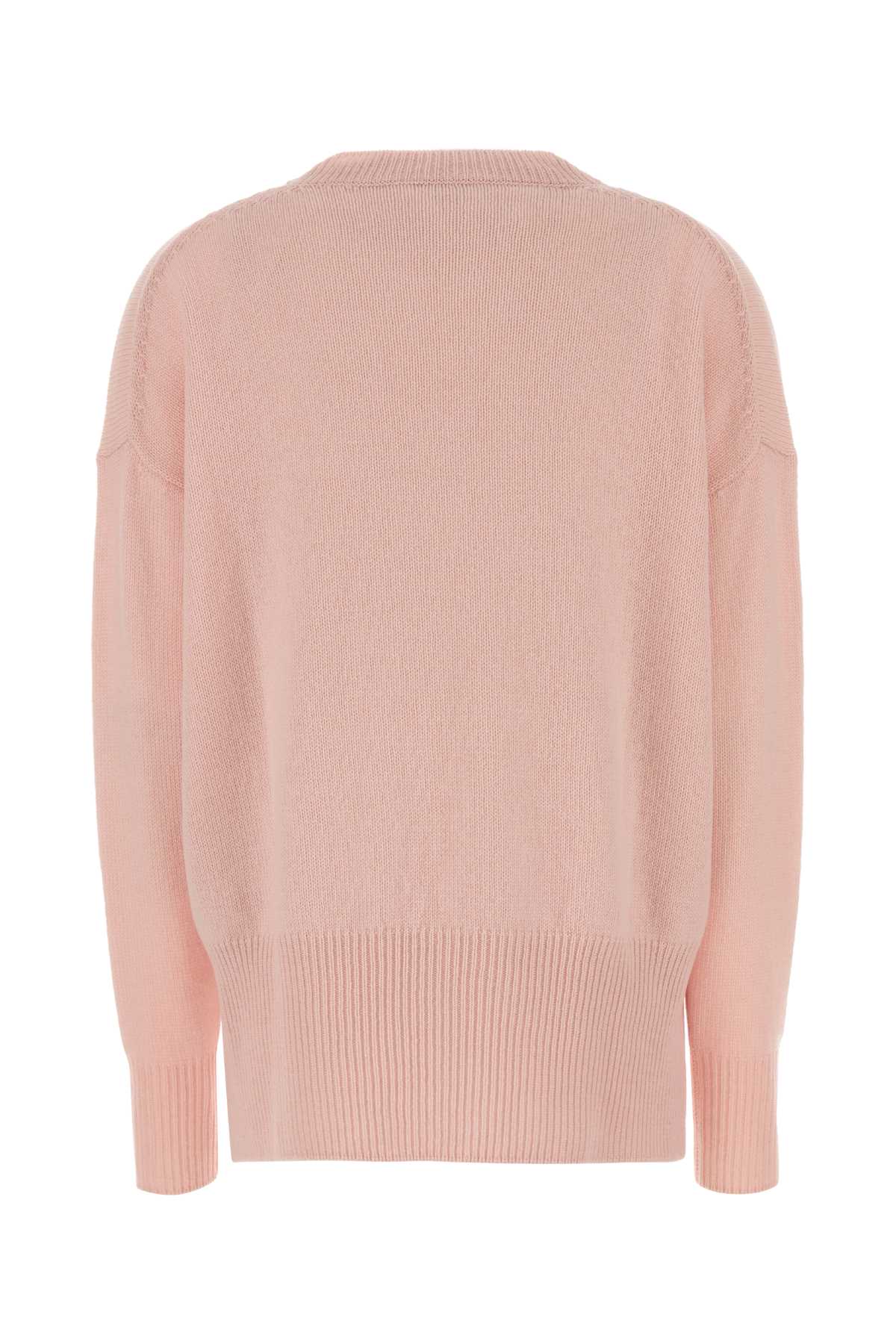 Pink Cashmere Oversize Sweater Lightpink Maglieria