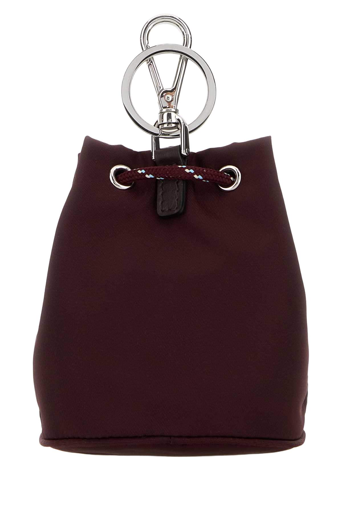 Burgundy Fabric Key Ring Bordeaux Portachiavi