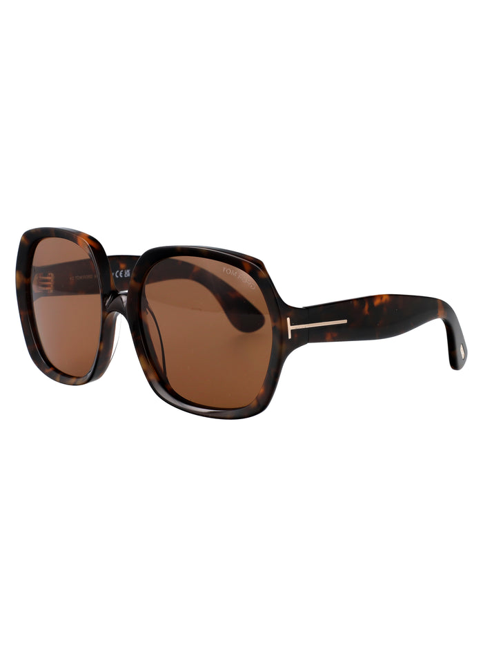 Saffron Avana Scura / Marrone Acetate Sunglasses