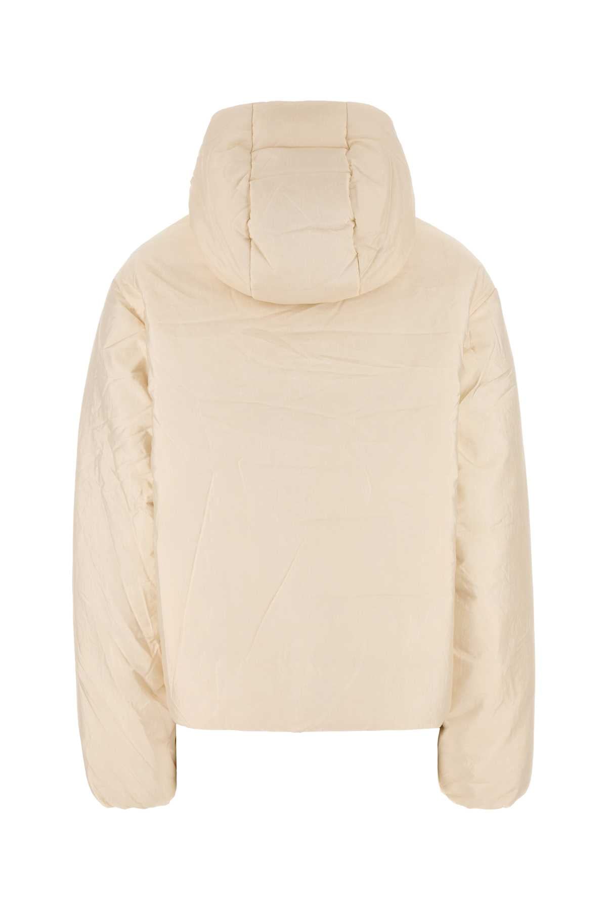 Cream Nylon Blend Down Jacket 278 Piumini