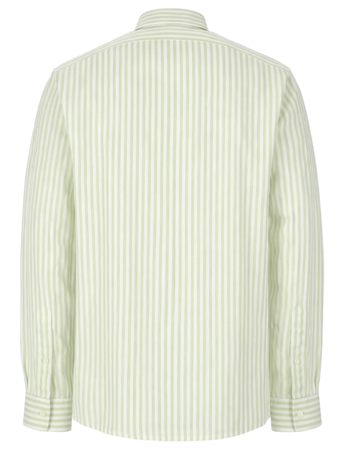 Camicia Con Logo Green Linen Shirt