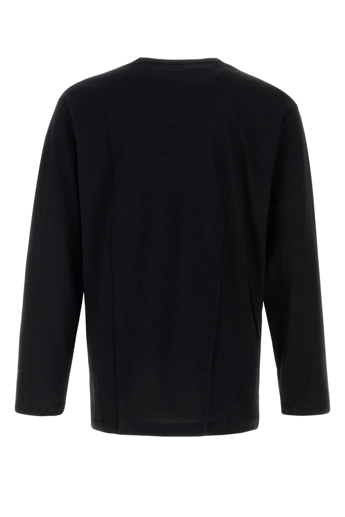 Black Cotton Oversize T-Shirt Exterior