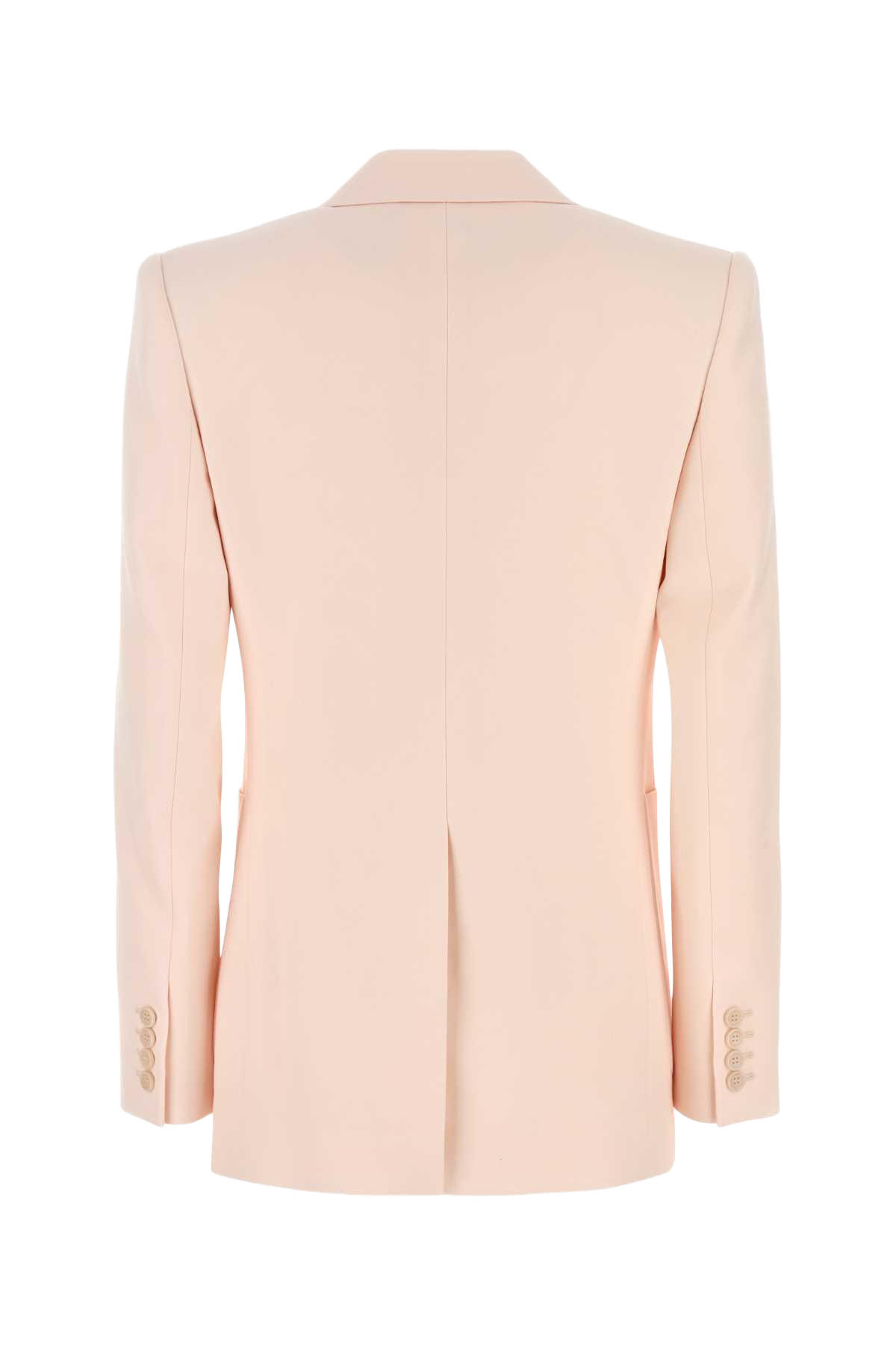 Pastel Pink Wool Blazer Biscuitpink Giacche E Gilet