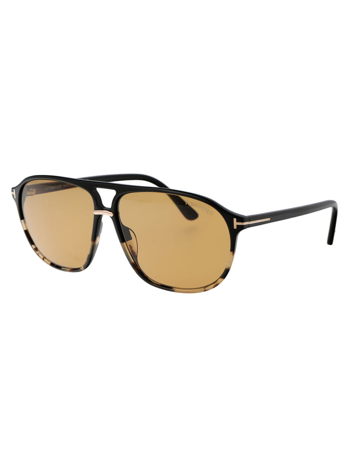 Nero/altro / Marrone Acetate Sunglasses