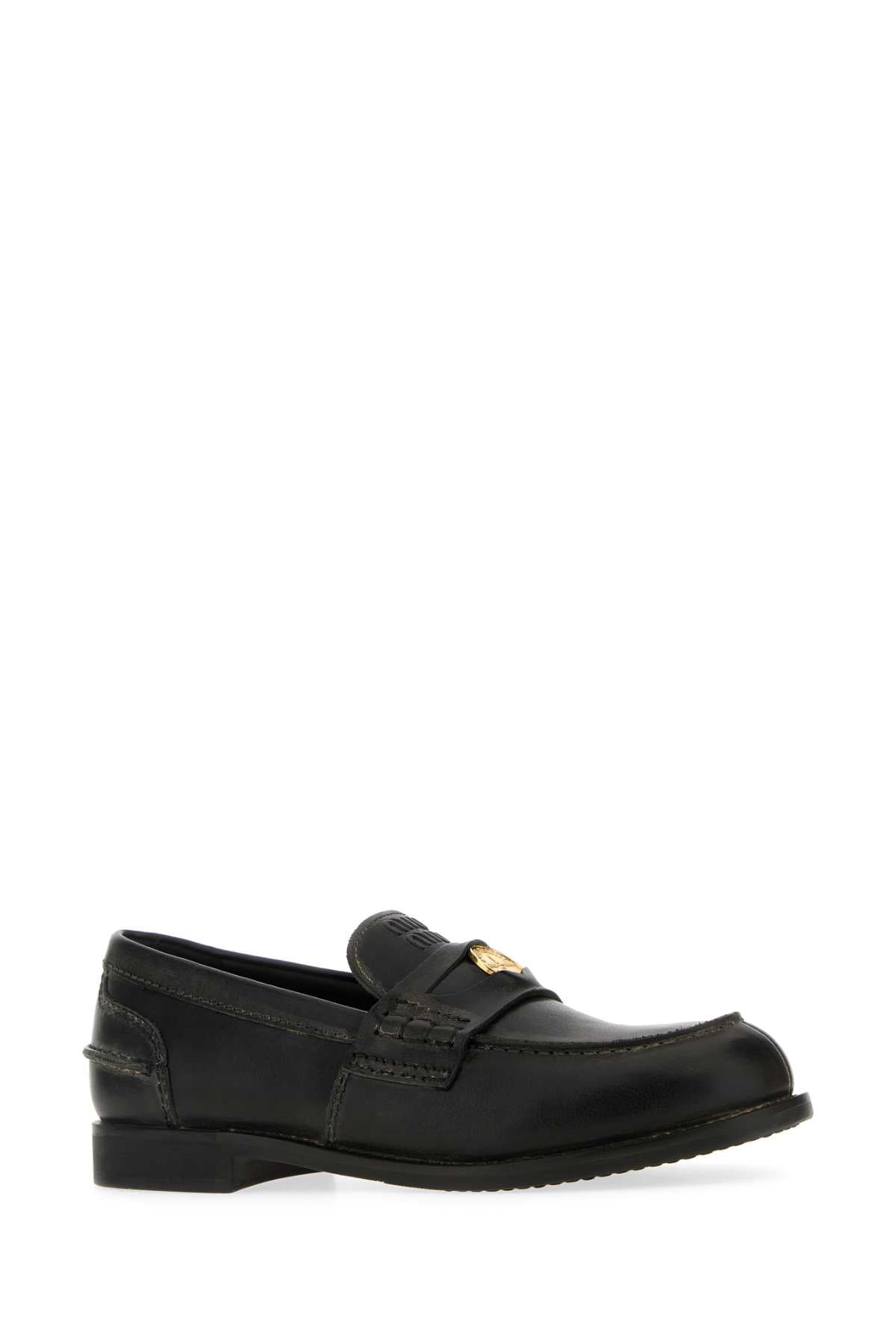 Nero Calfleather Mocassini