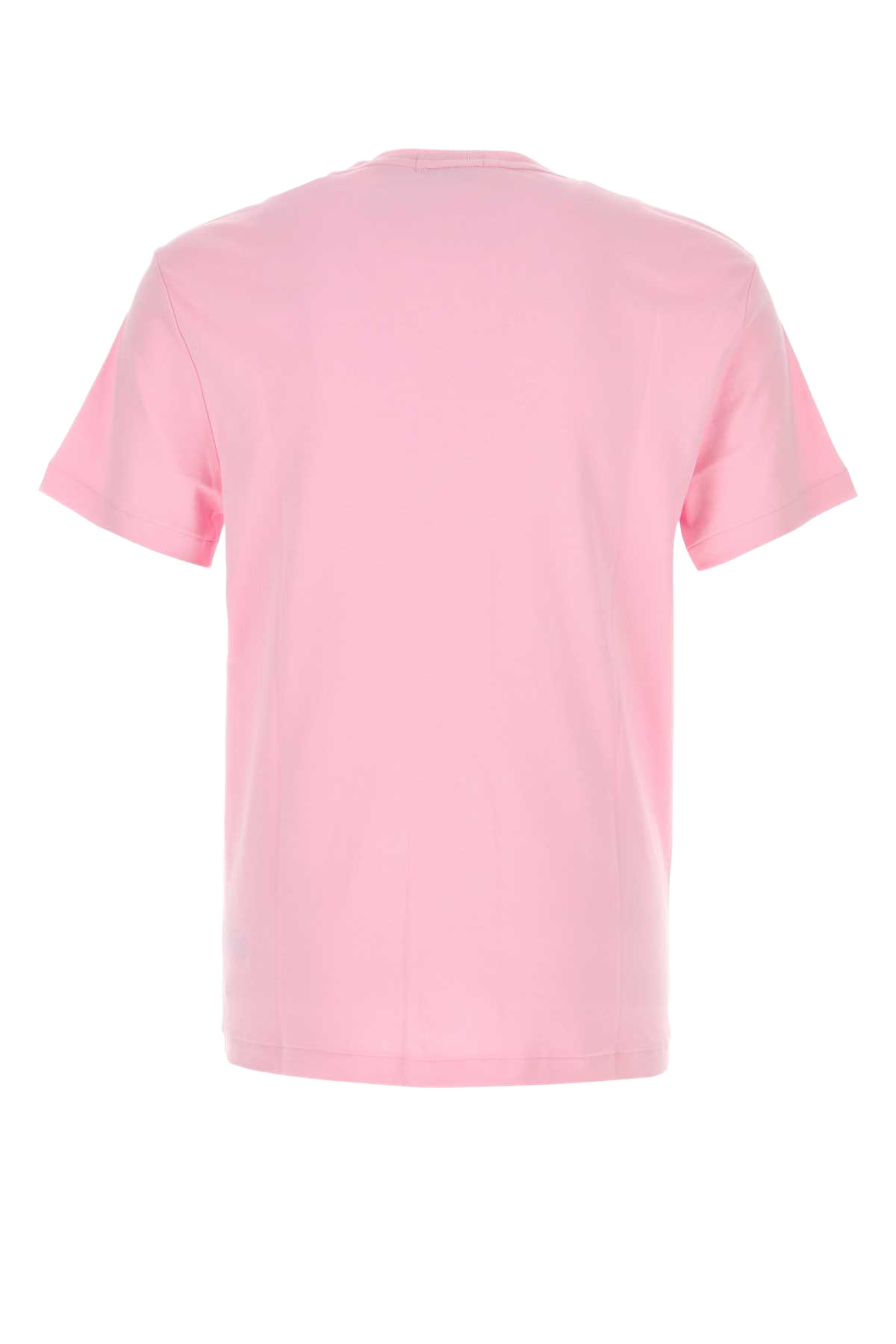 Pink Cotton T-Shirt Carmelpink Exterior