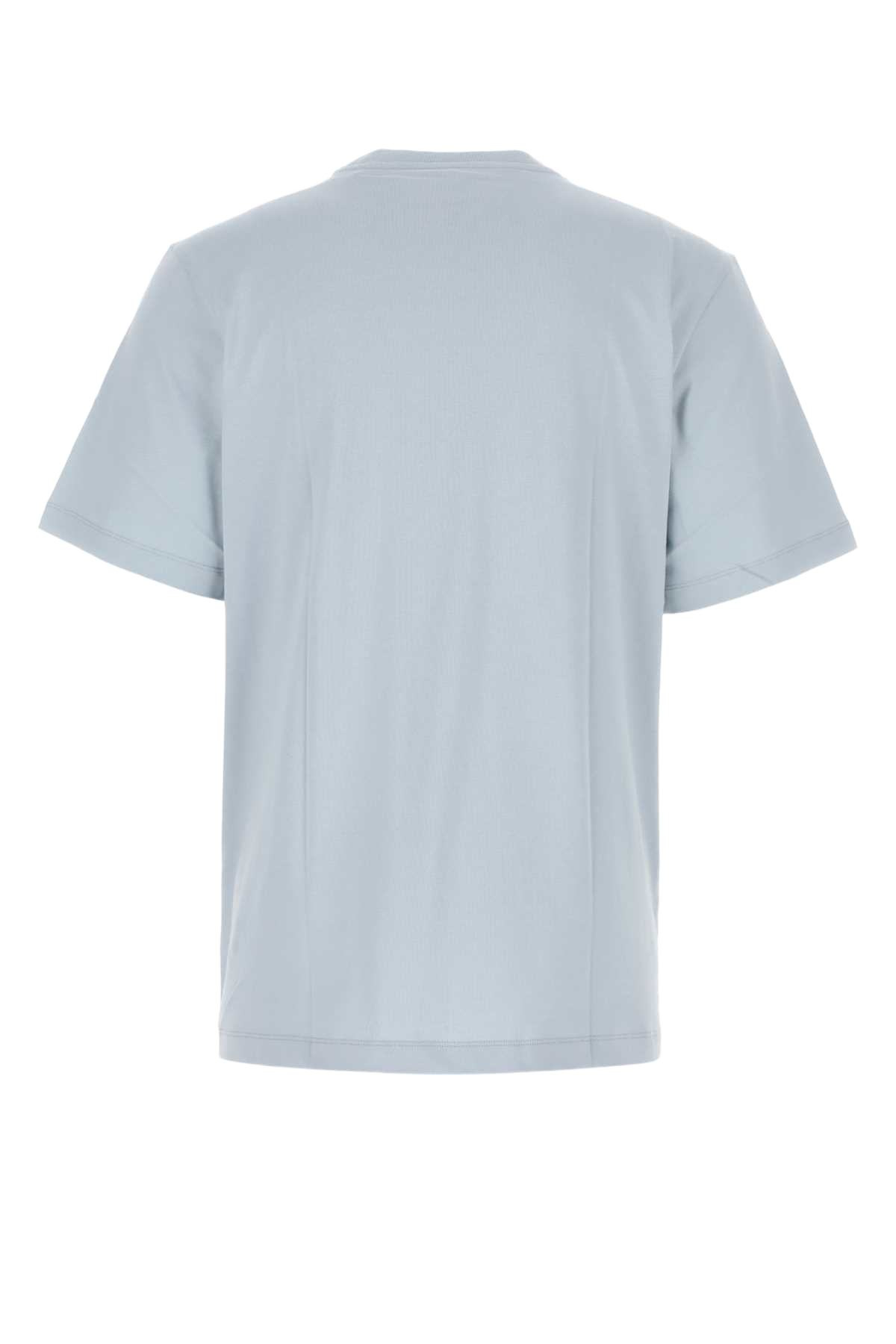 Light-Blue Cotton Oversize T-Shirt Multicolor Exterior