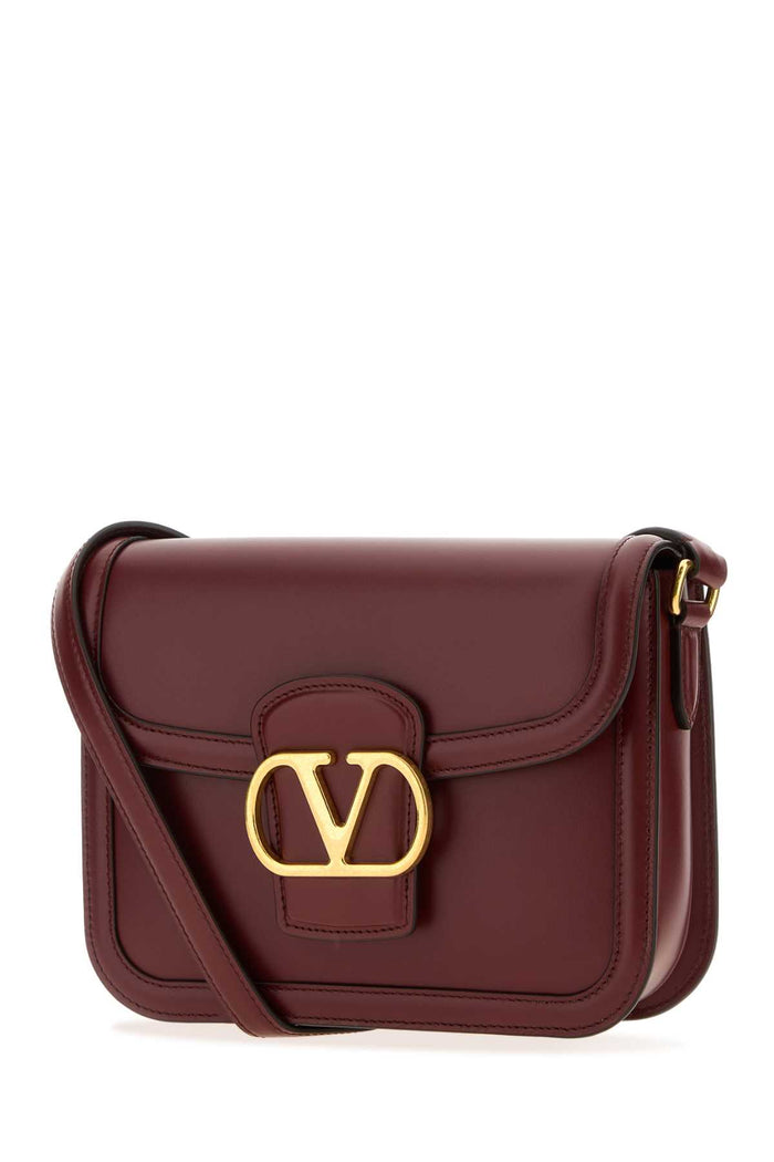Burgundy Leather 9to5 Shoulder Bag Brickruby Borse A Tracolla